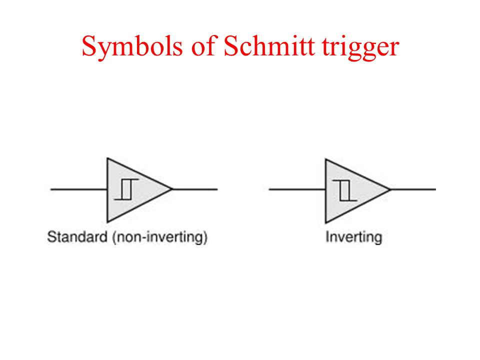 symbol of non investing schmitt trigger design symbol of non investing schmitt trigger design